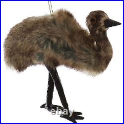 Kurt Adler Plush Emu Bird Christmas Tree Ornament