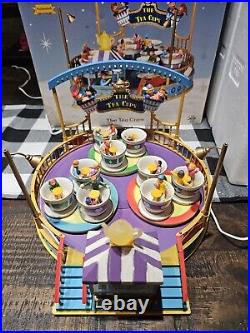 Lemax Carnival The Tea Cups Action Spinning Animated Sound Ride