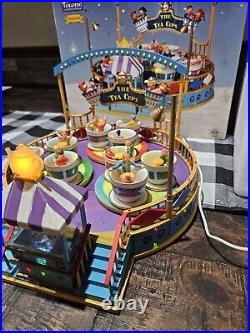 Lemax Carnival The Tea Cups Action Spinning Animated Sound Ride