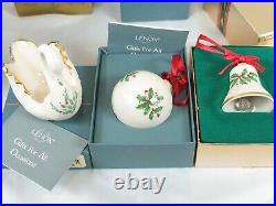 Lenox Christmas Holiday Berries Accessory Collection in Boxes