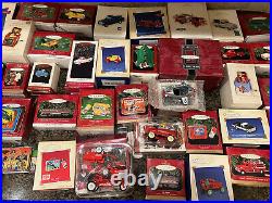 Lot of 40 Christmas Ornaments Superman, Vehicles, Hallmark Keepsake Ornaments
