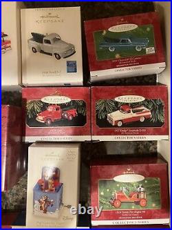 Lot of 40 Christmas Ornaments Superman, Vehicles, Hallmark Keepsake Ornaments