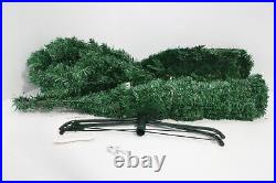 MOZSOY CMSTREE002 8 Foot Artificial Christmas Tree w Foldable Metal Base Green