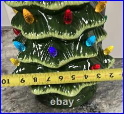 MR CHRISTMAS 21 Music Rare Large Ceramic Christmas Tree Green Limited 1891/2960
