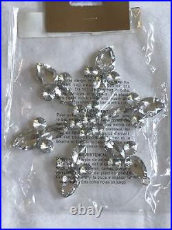 Mackenzie Childs Complements RHINESTONE Large 5.5 SNOWFLAKE ORNAMENT (Qty 10)