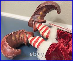 Mario Chiodo Studios Christmas Workshop Elf & Bear Decor Sculpture 28