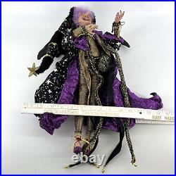 Mark Roberts Purple Witty Witch Halloween 2004/2005 Rare Retired Collectible