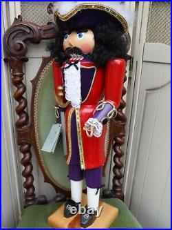 McDowell's Enchanted Woodworks Nutcracker Captain Large 27 Limited Edition