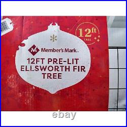 Members Mark Pre Lit 1100 Micro LED Ellsworth Fir Christmas Tree 12 Foot