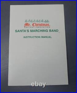 Mr. Christmas Santa's Marching Band Animated/Musical Christmas Décor 1992 Tested