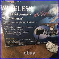 Mr. Christmas Wireless Lights Sounds Set Christmas Transmitter Receivers Tested