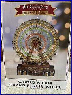 Mr. Christmas World's Fair Grand Ferris Wheel 90th Anniversary 50 Holiday Songs