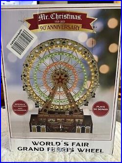 Mr. Christmas World's Fair Grand Ferris Wheel 90th Anniversary 50 Holiday Songs