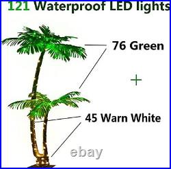 Mulcolor Lighted Palm Tree 5-Ft 121 LED Artificial Palm Tree Decor-Decoration