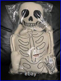 NEW Pottery Barn Mr. Bones Skeleton Pillow Halloween