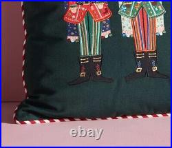 NWT Rifle Paper Co. Anthropologie Holiday Nutcracker Colorful Large 22 Pillow