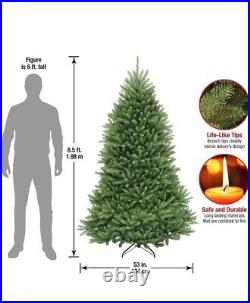 National Tree Company Artificial Full Christmas Tree, Green, Dunhill Fir