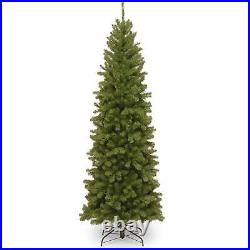 National Tree Company Artificial Slim Christmas Tree, Green, North Valley Spruce