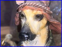 Nativity Big Sky Carvers Canine Dogtivity Dogs 9pc Manger Moss COMPLETE