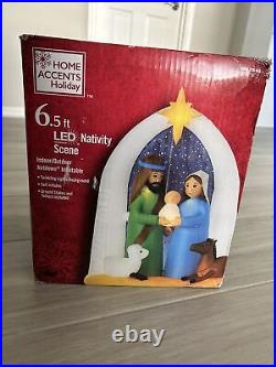 Nativity Scene Holiday Inflatable Christmas Yard Decor Home Accents 6.5 ft