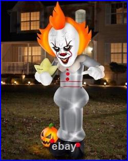 New 12' Stephen King's IT Pennywise LED Light Up Inflatable Halloween Decoration