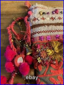 New Anthropologie's sister co Free People Pink Paradise Christmas Stocking