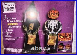 New Home Accents Holiday Pumpkin Anamatronic Halloween LED Twins (Home Depot)