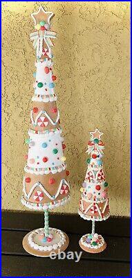 New Peppermint Square 26 & 14 Gingerbread Candy Tree Neutral Bundle