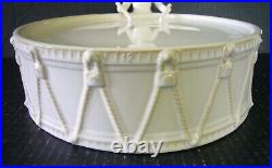 New Pottery Barn 12 Days Of Christmas Drummer Cake Stand Mint Cond. Retired