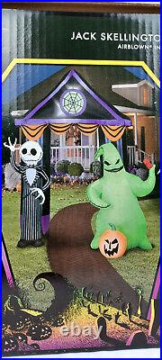 Nightmare Before Christmas Halloween Inflatable Archway Jack Oogie Boogie