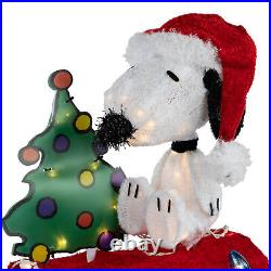 Northlight 32 LED Peanuts Snoopy Mailbox Outdoor Christmas decor Clear Lights
