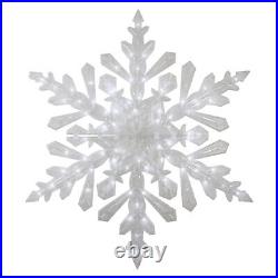 Northlight 48 LED Twinkling Cool White Snowflake Christmas Outdoor Decor