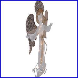Northlight 49.25 LED Lighted White and Gold Angel Christmas Decoration