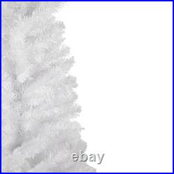 Northlight 6.5' White Georgian Pine Slim Artificial Christmas Tree, Unlit