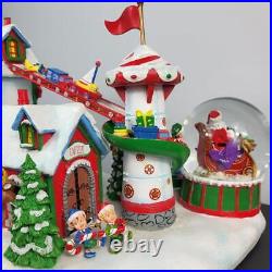 Nwt$650christopher Radko17 Toy Factory Snowglobe Musical Joy To The World