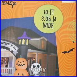 Oogie Boogie Jack Skellington Airblown Inflatable Archway NBC Halloween 10 Ft