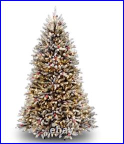 Open Box National Tree Company 7 ft. Dunhill Fir Prelit Hinged Tree $580 FLF47