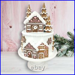 PRE-ORDER Gingerbread Tiered Cake Christmas Decor SHIPS 8/2024