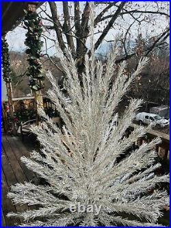 Peco Pine Aluminum Christmas Tree 7ft Model #27 108 Branch Orig Box Vintage MCM