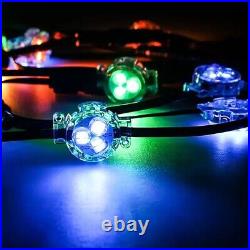 Permanent Track Lighting Christmas LED Pixel Lights 30mm RGB 256ft 345 pieces