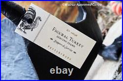 Pottery Barn Figural Turkey Bowl Stand -nib- Gobble Up A Great Tabletop Addition