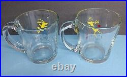 Pottery Barn Reindeer Mugs Cups Glasses Coffee Beverage