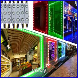 RGB Super Bright Waterproof RGB 5050 SMD 3 LED Module Light Store Club Sign Lamp
