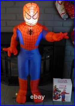 Rare 2013 Gemmy 3.5 Feet Tall Lighted Airblown Inflatable Spider-Man