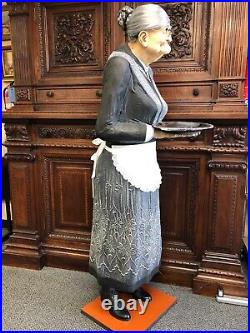 SADIE THE MAID Life Sized 5'4 TALL Prop Statue SHE SHAKES! Pick Up ANAHEIM