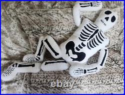 STOREHOUSE Mr Bones Skeleton Halloween 5Ft Full Body Pillow VVHTF