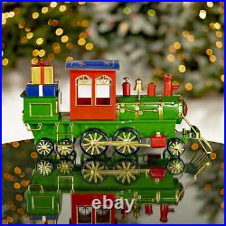 Special Delivery 17 Long Iron Tabletop Christmas Train Decoration