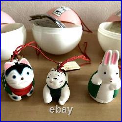 Starbucks Kyoto Limited Lucky Charm Ornament Gion hotel Rabbit Dog Child 3 sets