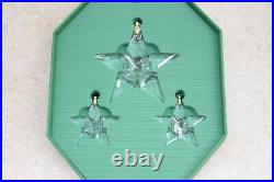Swarovski Annual Edition 2023 White Star Set (3) Ornament Set 5649776 withCase NEW