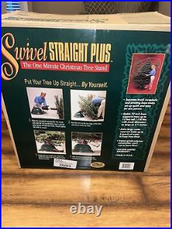Swivel Straight Plus The One Minute Christmas Tree Stand Holds Up to 12' 120 lb